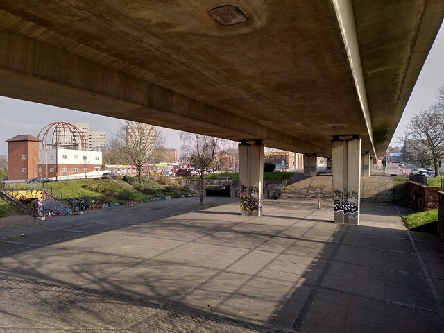 Under the Hockley flyover, Birmingham