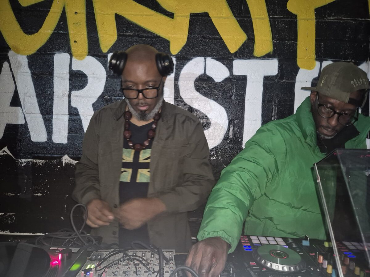 Ebu behind the decks — the original Soundman